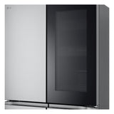 LG InstaView GMV960MBDE Frigorifero Multidoor, Classe E, 666L, Wi-Fi, Selettore umidità, Total No frost, Metal Sorbet