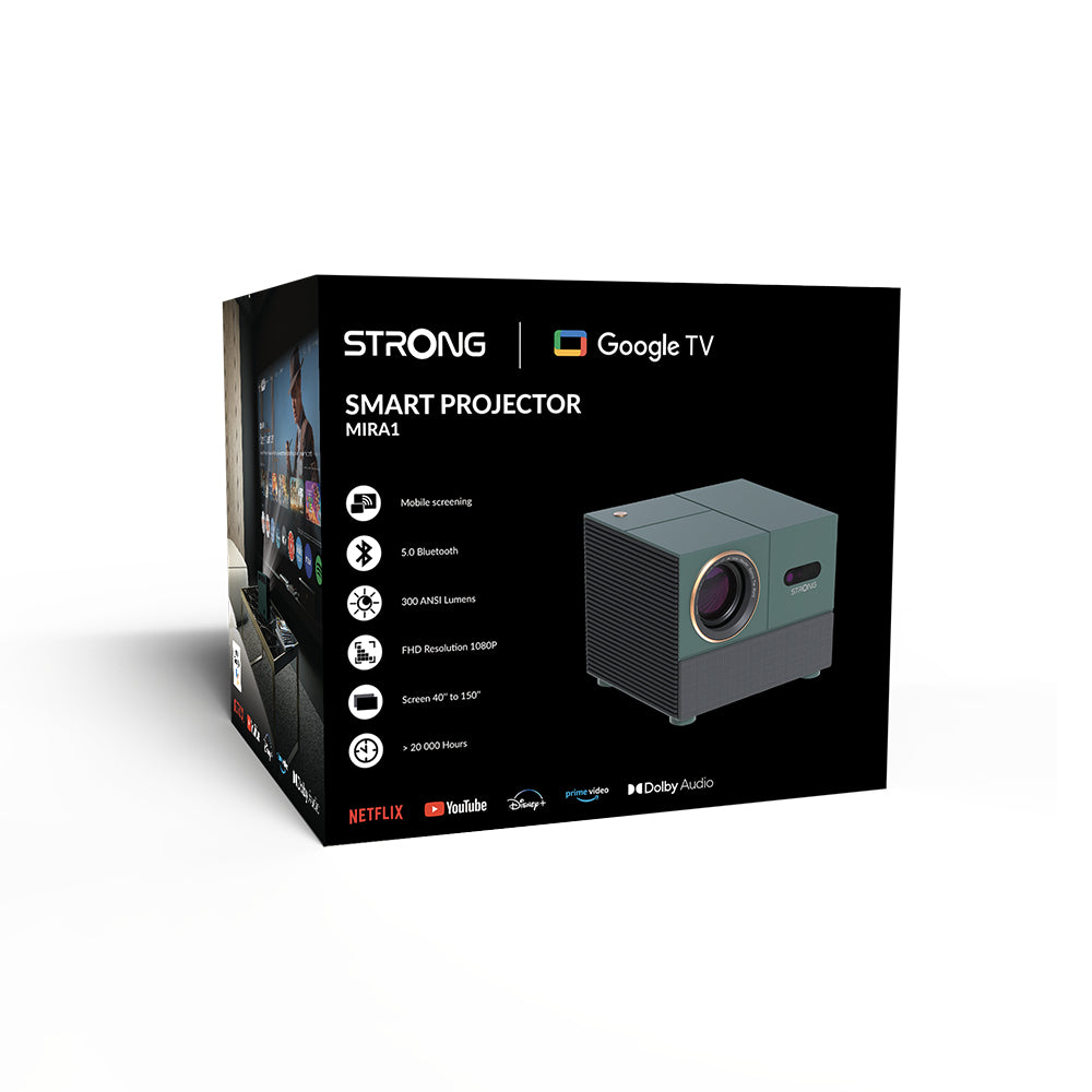 Strong MIRA1 videoproiettore 300 ANSI lumen LCD 1080p (1920x1080) Verde