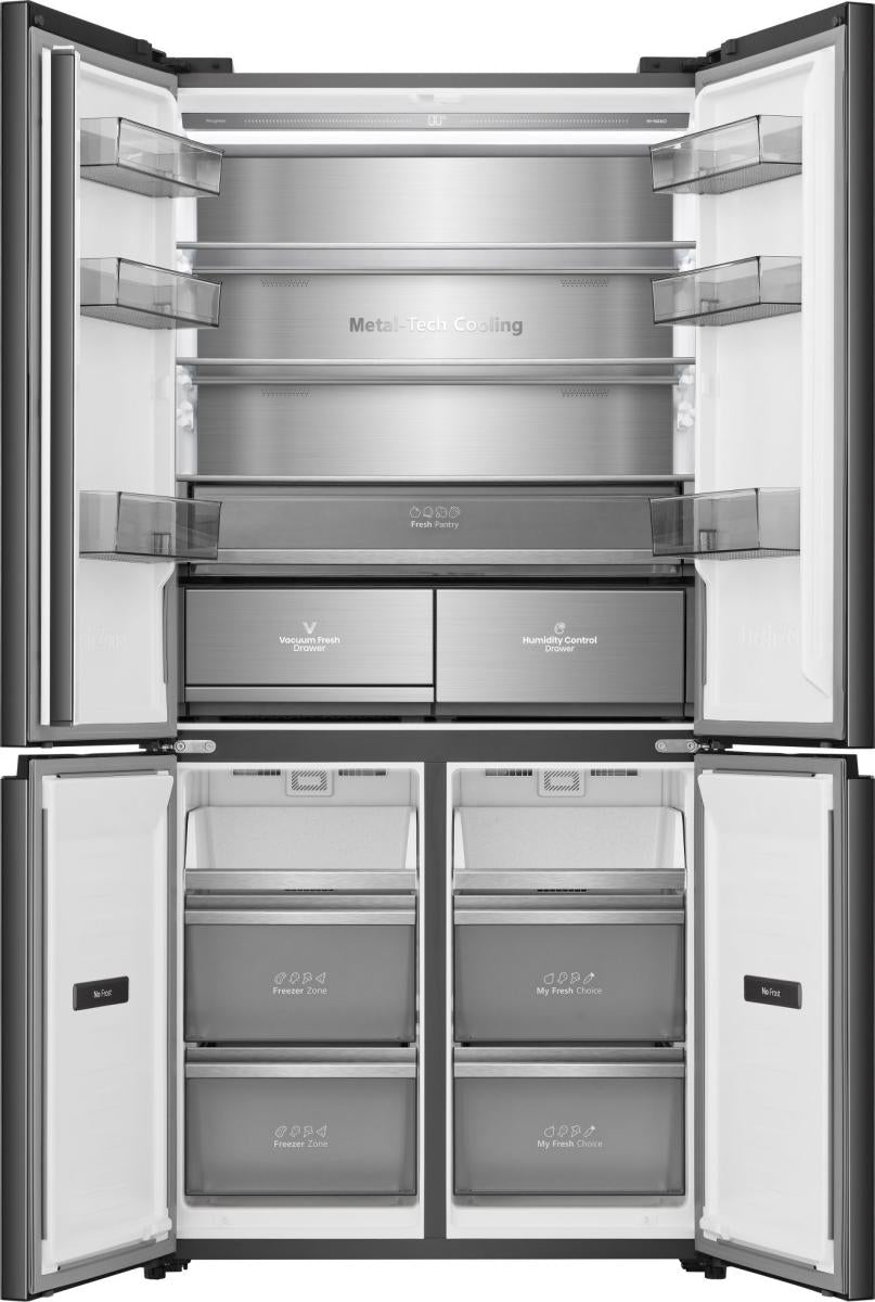 Hisense RQ768N4GBE frigorifero side-by-side Libera installazione 591 L Nero