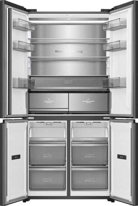 Hisense RQ768N4GBE frigorifero side-by-side Libera installazione 591 L Nero