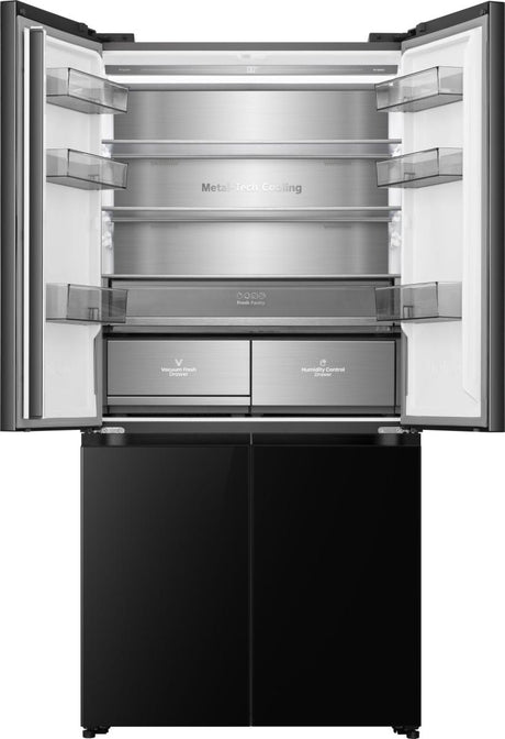 Hisense RQ768N4GBE frigorifero side-by-side Libera installazione 591 L Nero