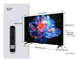 TCL Serie Smart TV 4K Ultra HD 50" 50P69K, Dolby Audio, HDR10+, Google TV
