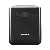Brondi AMICO TUO 4G 6,1 cm (2.4") Nero, Metallico Telefono per anziani