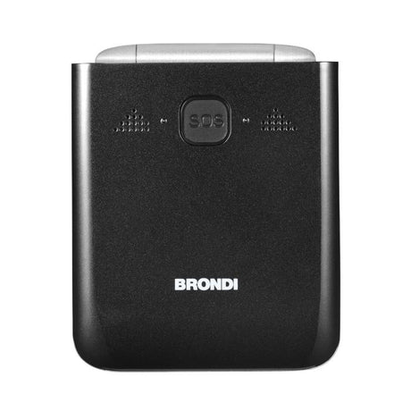 Brondi AMICO TUO 4G 6,1 cm (2.4") Nero, Metallico Telefono per anziani