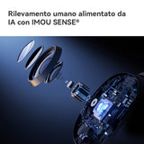 Imou AOV PT 4G 5MP - Telecamera da esterno 4G e Wifi Motorizzata con pannello solare. Tecnologia AOV per registrazione 24/7 . Incluse Sim Dati 4G ed SD da 32Gb