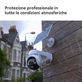 Imou AOV PT 4G 5MP - Telecamera da esterno 4G e Wifi Motorizzata con pannello solare. Tecnologia AOV per registrazione 24/7 . Incluse Sim Dati 4G ed SD da 32Gb