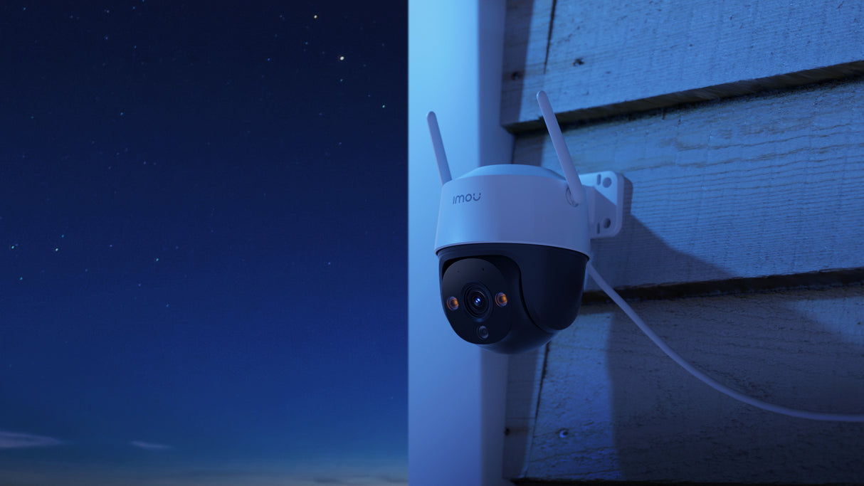 Imou Cruiser 2C 2K (3MP) - Telecamera Wi-Fi Esterno Motorizzata 360° - Visione Notturna a Colori, IP66, Tracciamento Intelligente, Rilevamento Umano con Faretto e Sirena, Audio Bidirezionale