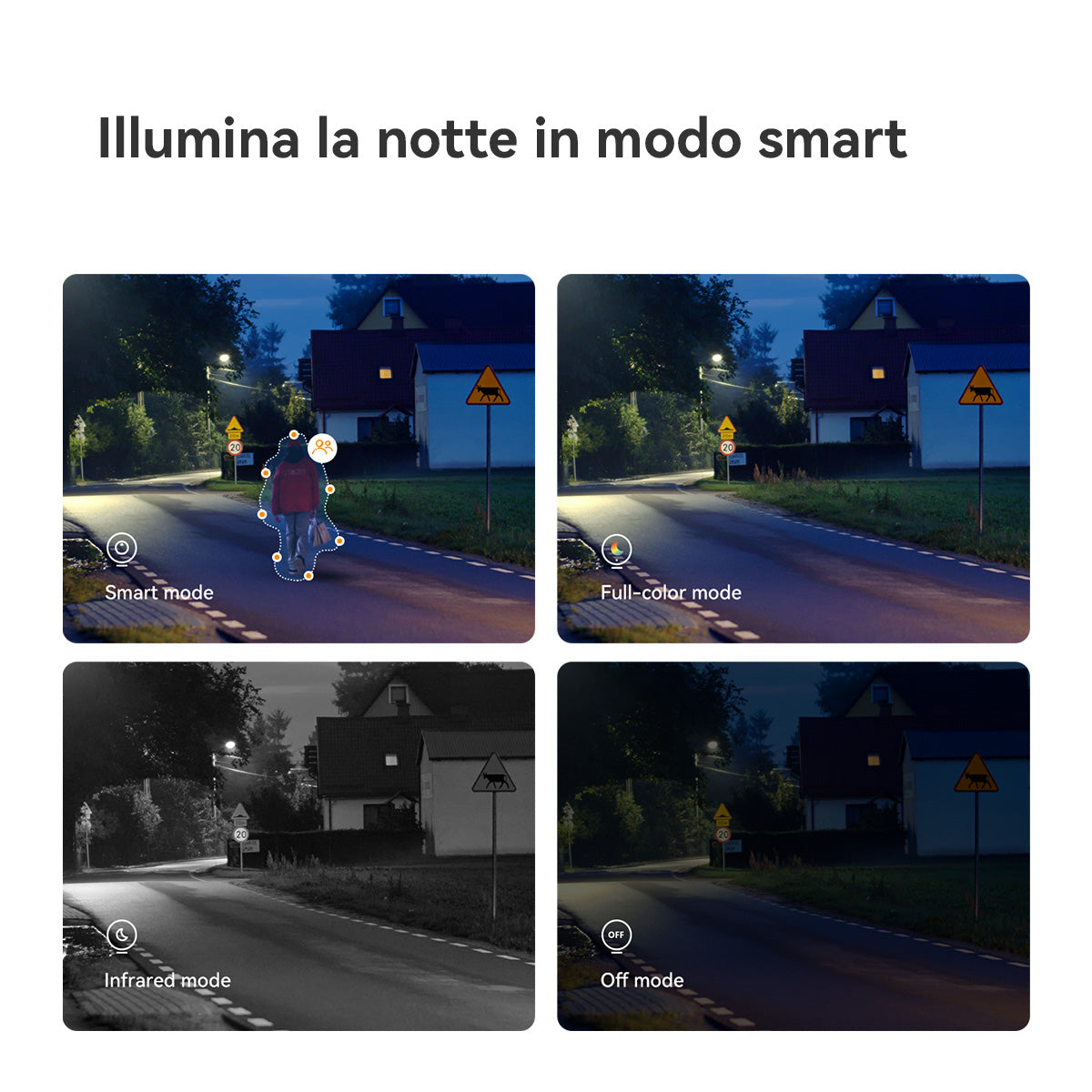 Imou Cell GO Full Color 2K (3MP) Telecamera Wi-Fi Esterno/Interno Batteria Senza Fili, Rilevamento PIR/Umano, Visione Notturna a Colori, Audio Bidirezionale con Voce Personalizzata, IP65