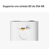 Imou Cell GO Full Color 2K (3MP) Telecamera Wi-Fi Esterno/Interno Batteria Senza Fili, Rilevamento PIR/Umano, Visione Notturna a Colori, Audio Bidirezionale con Voce Personalizzata, IP65