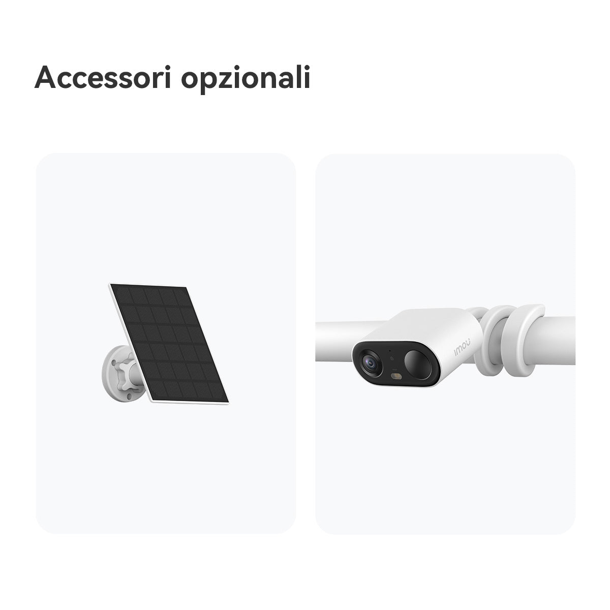 Imou Cell GO Full Color 2K (3MP) Telecamera Wi-Fi Esterno/Interno Batteria Senza Fili, Rilevamento PIR/Umano, Visione Notturna a Colori, Audio Bidirezionale con Voce Personalizzata, IP65