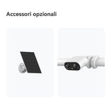 Imou Cell GO Full Color 2K (3MP) Telecamera Wi-Fi Esterno/Interno Batteria Senza Fili, Rilevamento PIR/Umano, Visione Notturna a Colori, Audio Bidirezionale con Voce Personalizzata, IP65