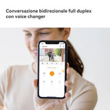 Imou Cell GO Full Color 2K (3MP) Telecamera Wi-Fi Esterno/Interno Batteria Senza Fili, Rilevamento PIR/Umano, Visione Notturna a Colori, Audio Bidirezionale con Voce Personalizzata, IP65
