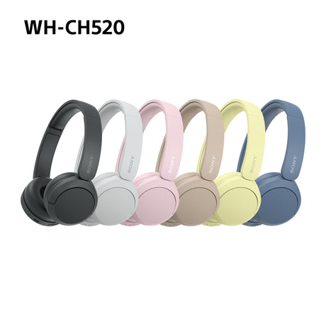 Sony WHCH520Y.CE7 cuffia e auricolare Wireless A Padiglione Musica e Chiamate USB tipo-C Bluetooth Giallo