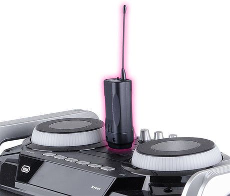 Trevi EM 408 UHF Nero Microfono a clip
