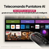 LG QNED AI 43QNED80A6B TV Serie QNED80 43'' 4K, α7 Gen8, HDR10, 20W, 3 HDMI con Game Optimizer, Smart TV WebOS 25
