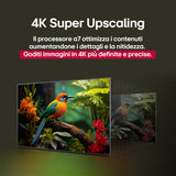 LG QNED AI 43QNED80A6B TV Serie QNED80 43'' 4K, α7 Gen8, HDR10, 20W, 3 HDMI con Game Optimizer, Smart TV WebOS 25