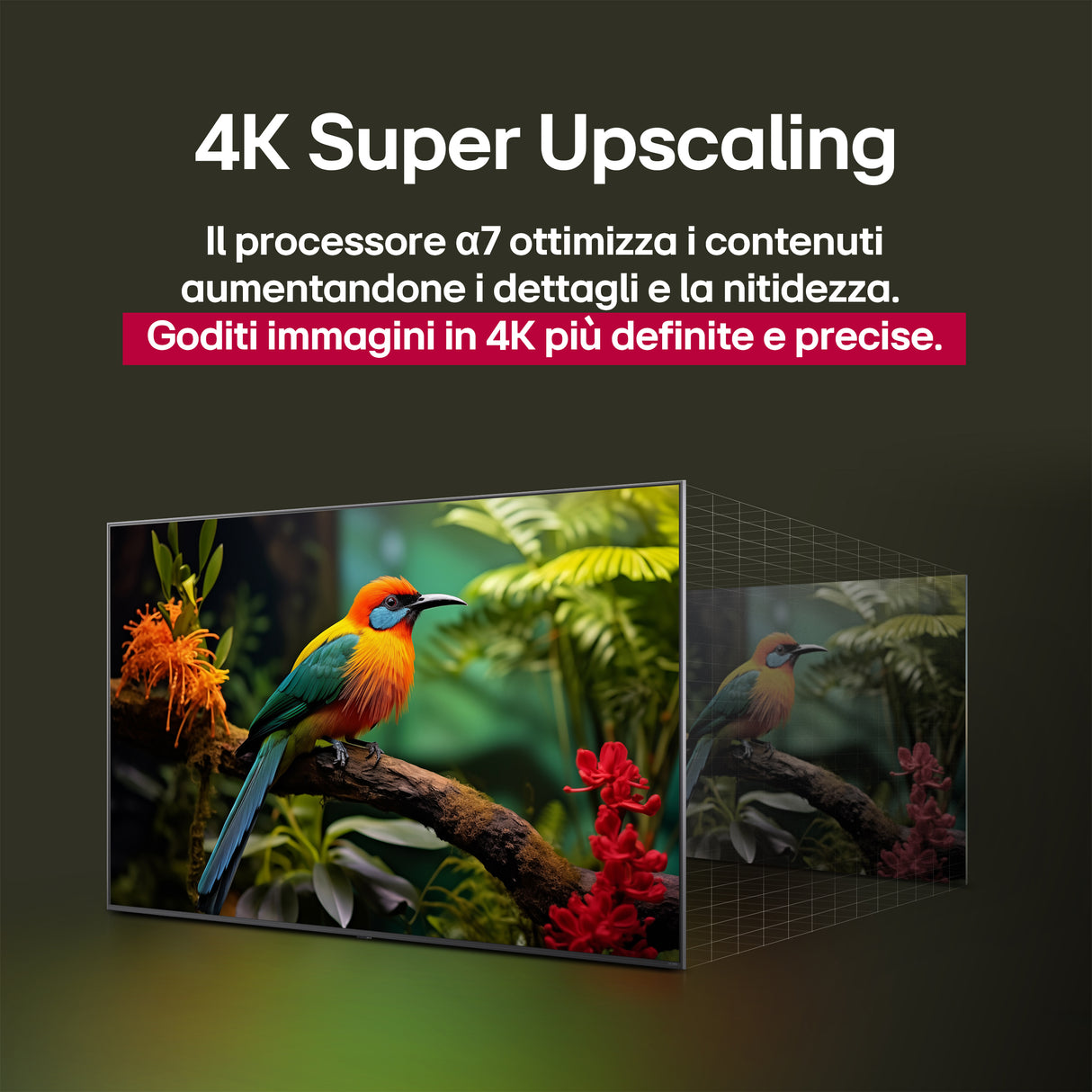 LG QNED AI 55QNED80A6A TV Serie QNED80 55'' 4K, α7 Gen8, HDR10, 20W, 3 HDMI con Game Optimizer, Smart TV WebOS 25
