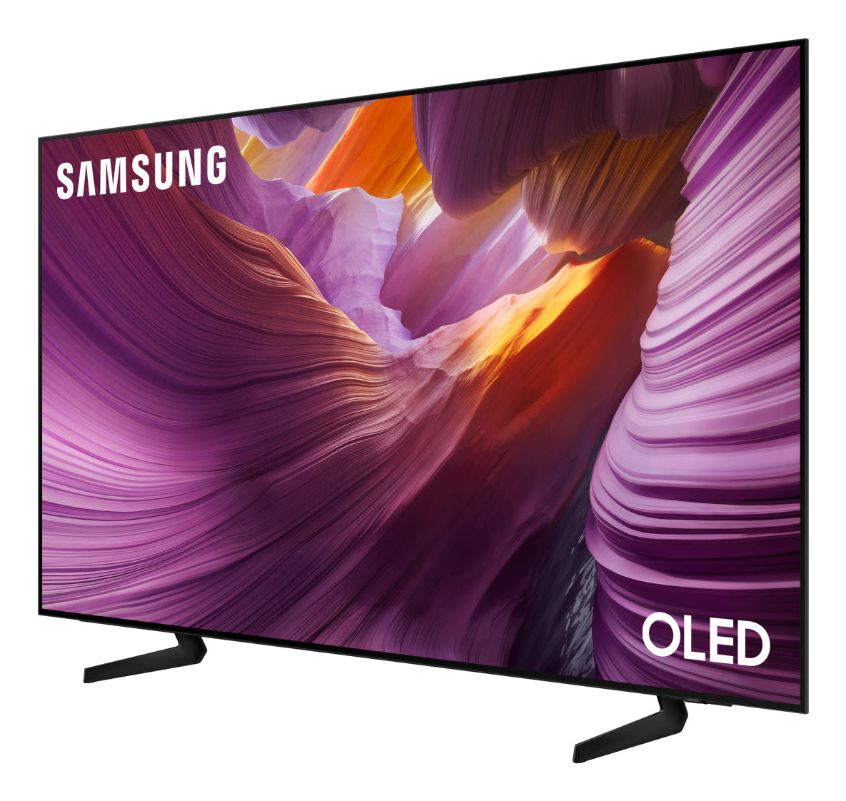 Samsung OLED AI TV 65" QE65S85FAEXZT 4K, Processore NQ4 AI Gen2, 4K AI Upscaling, Schermo antiriflesso, OLED HDR, Dolby Atmos & OTS Lite, Contour Design, Vision AI Smart TV, 2025