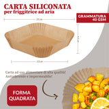 2Easy CFQ002 Carta da forno 100 fogli Marrone 230 °C