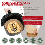 2Easy CFR002 Carta da forno 100 fogli Marrone 230 °C