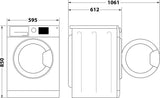 Indesit Lavatrice a libera installazione BWA 81496X WV IT - BWA 81496X WV IT