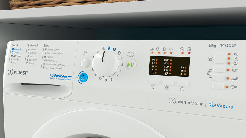 Indesit Lavatrice a libera installazione BWA 81496X WV IT - BWA 81496X WV IT