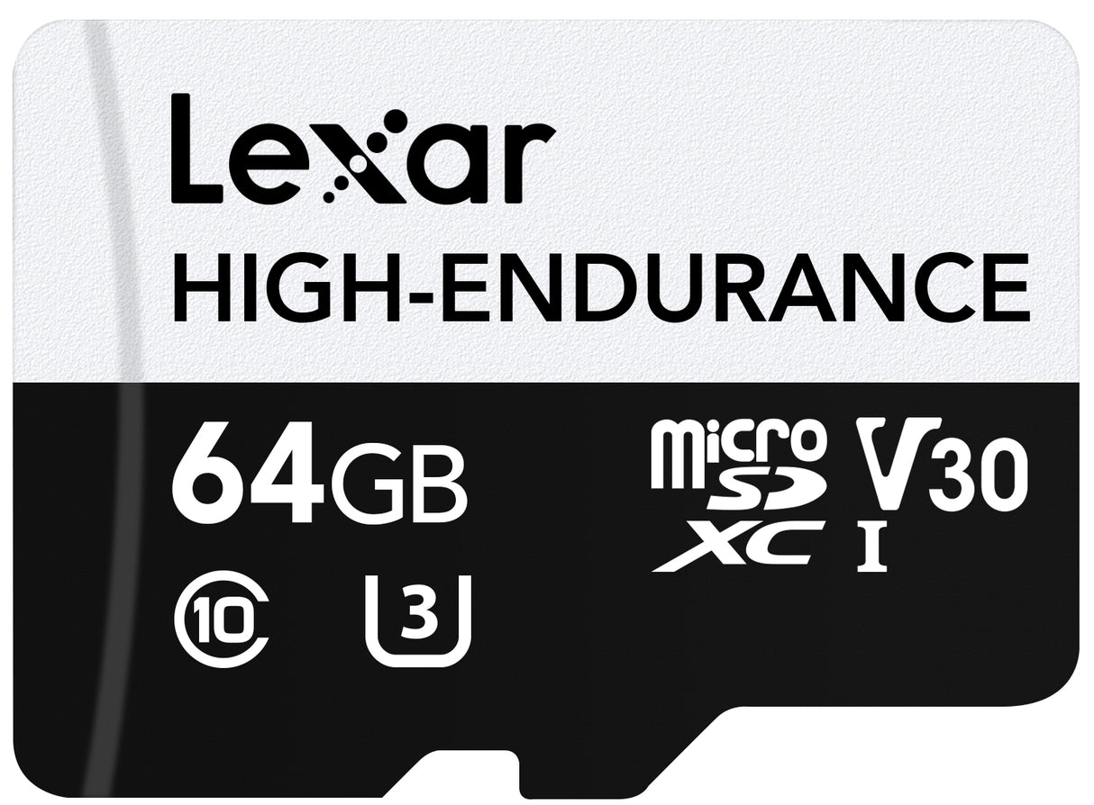 Lexar High-Endurance 64 GB MicroSDXC UHS-I Classe 10