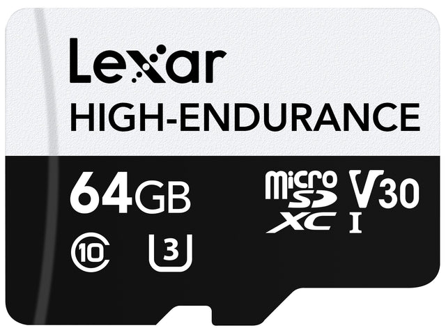 Lexar High-Endurance 64 GB MicroSDXC UHS-I Classe 10
