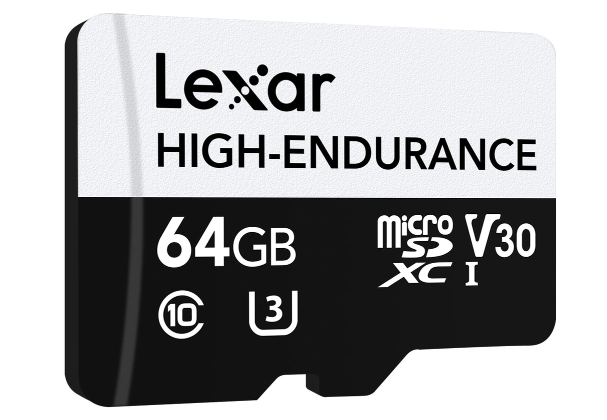Lexar High-Endurance 64 GB MicroSDXC UHS-I Classe 10
