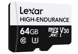 Lexar High-Endurance 64 GB MicroSDXC UHS-I Classe 10