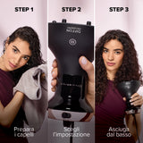 Bellissima Imetec Diffon Ion Ceramic, Diffusore ad Aria Calda per Capelli Ricci, Tecnologia Ion Ceramic, Doppio voltaggio, 700 W, 2 Combinazioni Aria/Temperatura, Asciugatura Delicata Senza Effetto Crespo, Impugnatura Ergnomica