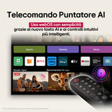 LG NanoCell AI 43NANO81A6A TV Serie NANO81 43'' 4K, α7 Gen8, HDR10, 20W, 3 HDMI con Game Optimizer, Smart TV WebOS 25