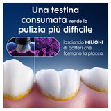 Oral-B Testine di Ricambio iO Series Gentle Care Nere, Testine Rotonde Originali, per Gengive Sensibili, 2 Testine