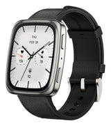 Amazfit Active 2 Square secondo cinturino rosso in silicone Vetro zaffiro con display AMOLED Pagamento contactless 5 sistemi satellitari & mappe offline Durata della batteria fino a 10 giorni
