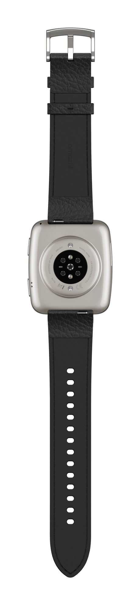 Amazfit Active 2 Square secondo cinturino rosso in silicone Vetro zaffiro con display AMOLED Pagamento contactless 5 sistemi satellitari & mappe offline Durata della batteria fino a 10 giorni