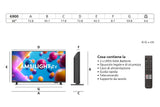 Philips Ambilight TV 32PFS6900 Full HD LED 80cm 32" Smart TV Dolby Audio Titan OS