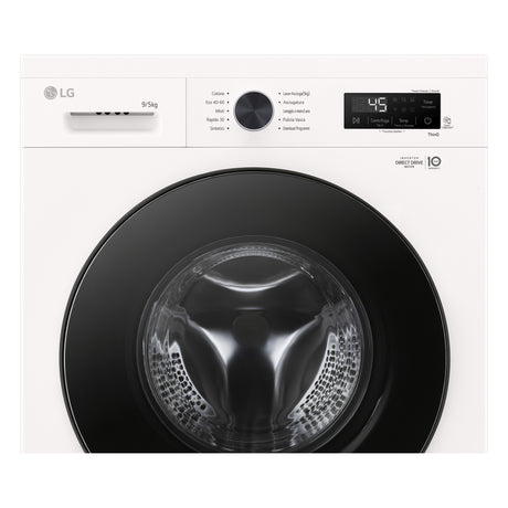 LG W4NX1095NWB Lavasciuga 9/5kg Serie X1, Classe A/E, 6 Motion Direct Drive, Wi-Fi, 1400 giri, Allergy Care, Bianca