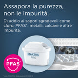 Brita Filtro acqua rubinetto MAXTRA PRO Pure Performance (ex All-in-1) confezione da 12 filtri - Riduce cloro, calcare, PFAS e metalli, filtro originale compatibile con caraffa acqua filtrante