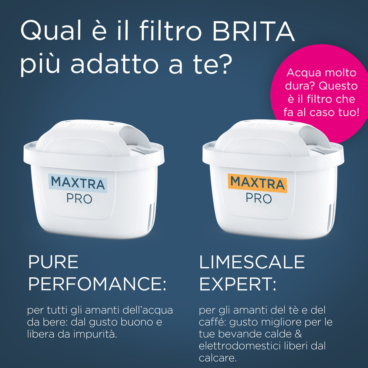 Brita Filtro acqua rubinetto MAXTRA PRO Pure Performance (ex All-in-1) confezione da 12 filtri - Riduce cloro, calcare, PFAS e metalli, filtro originale compatibile con caraffa acqua filtrante