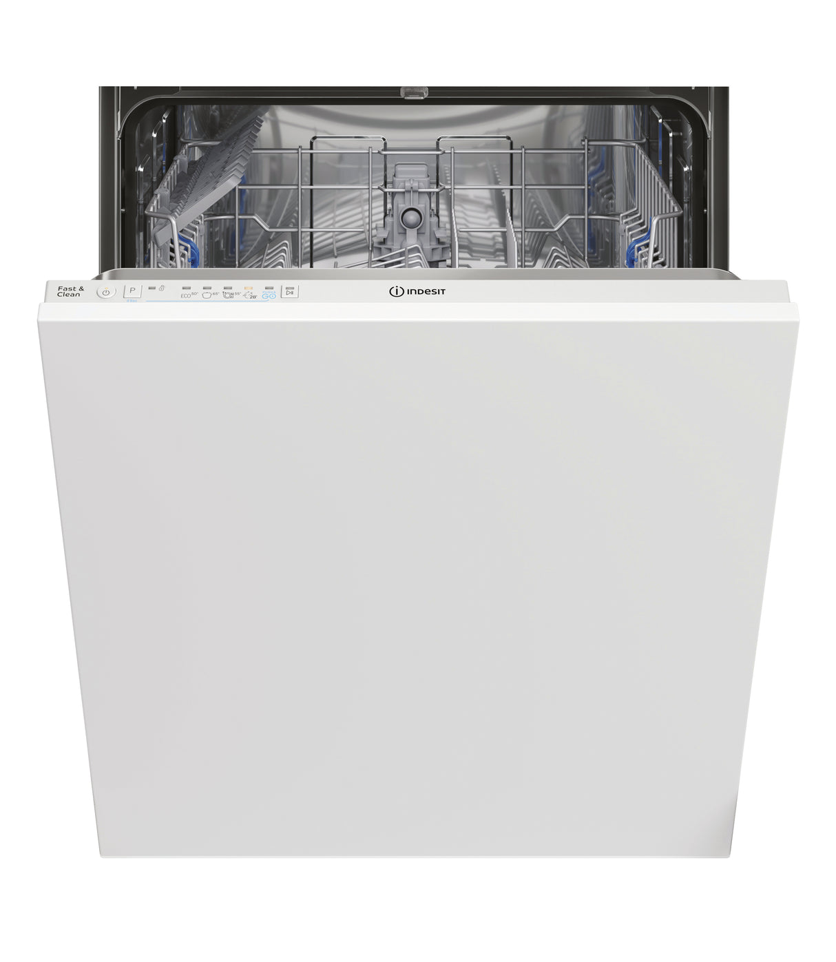 Indesit Lavastoviglie BI 60 cm, classe E, 14 coperti, Push&Go