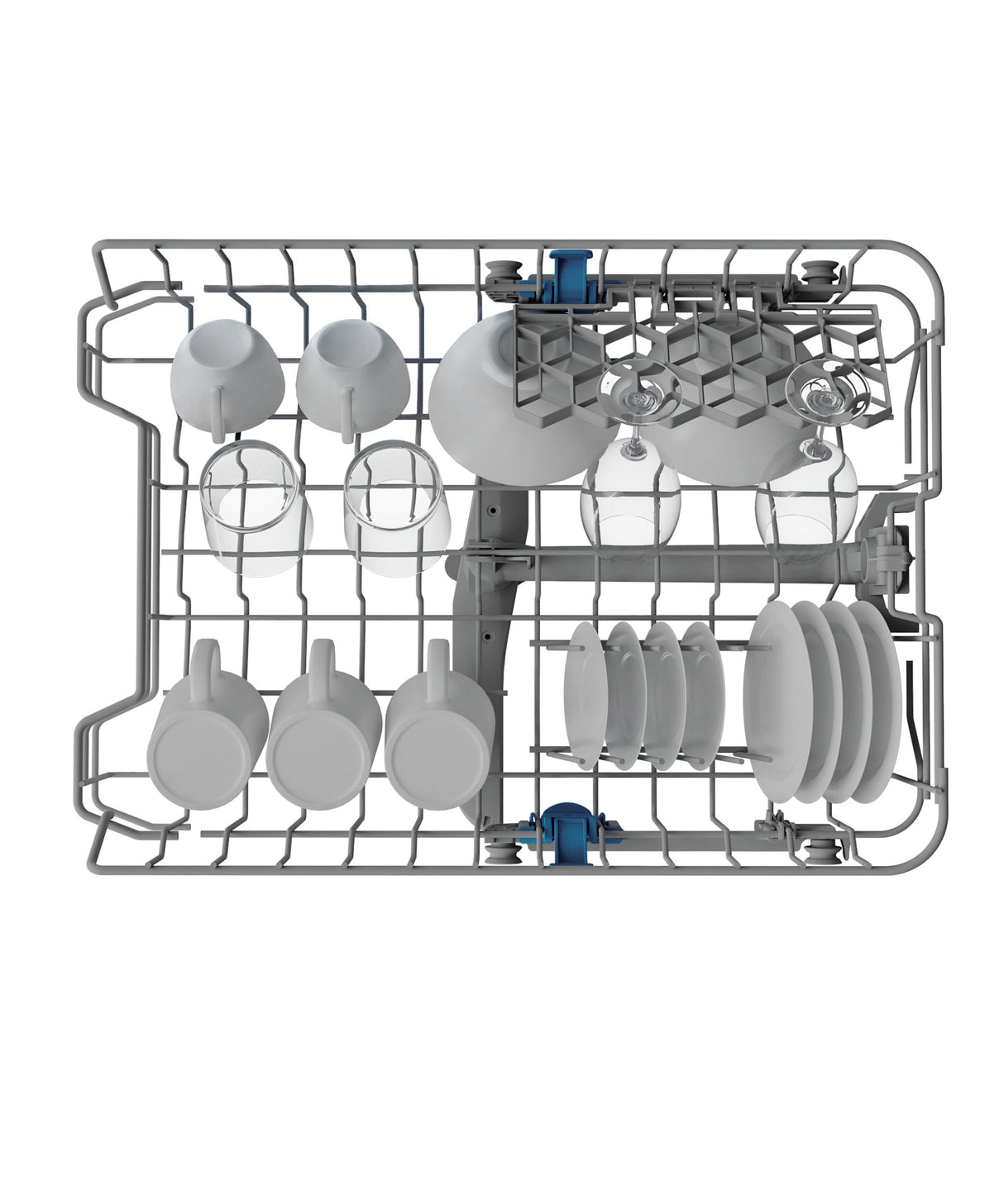 Indesit Lavastoviglie BI 45 cm classe E, 10 coperti, Push&Go, 46 dba