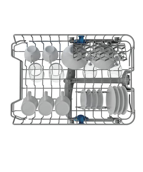 Indesit Lavastoviglie BI 45 cm classe E, 10 coperti, Push&Go, 46 dba
