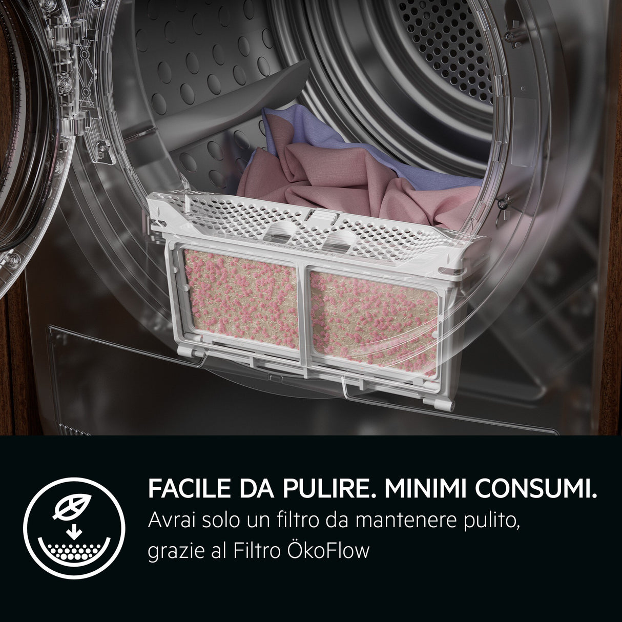 AEG Series 7000 TR7HE9C Asciugatrice Serie 7000 SensiDry 9 kg