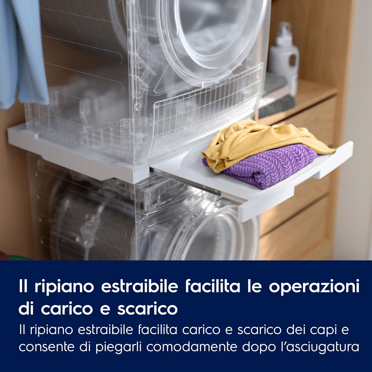 Electrolux E1WYHSK2 Stacking kit with pull-out shelf