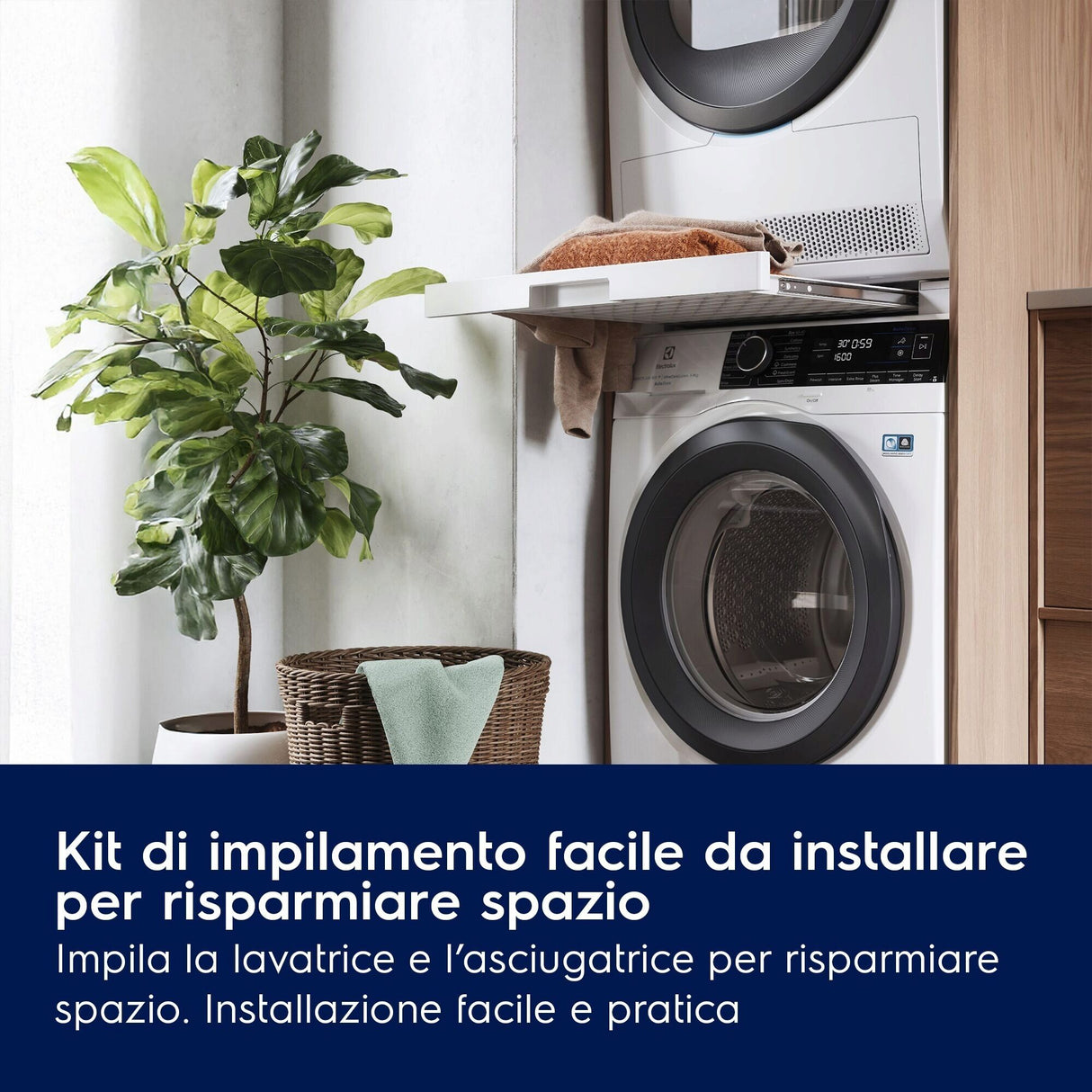 Electrolux E1WYHSK2 Stacking kit with pull-out shelf