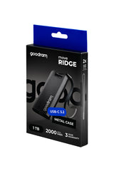 Goodram SSDR-GMRE-01T-K0 unità esterna a stato solido 1 TB 3.2 Gen 2 (3.1 Gen 2) Nero