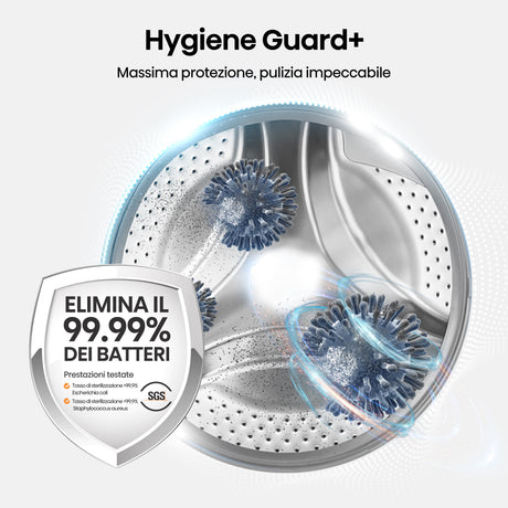 Hisense WF5I8043BWF lavatrice Caricamento frontale 8 kg 1400 Giri/min Bianco
