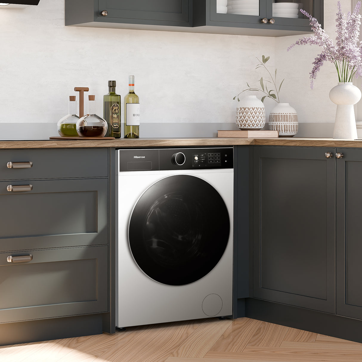 Hisense WF5I8043BWF lavatrice Caricamento frontale 8 kg 1400 Giri/min Bianco