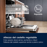 Electrolux EES47325L Lavastoviglie Integrata totale Serie 600 SatelliteClean® 60 cm