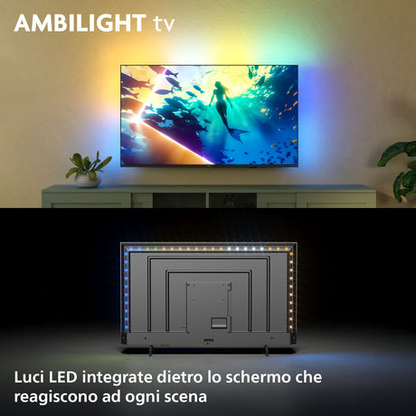 Philips Ambilight TV 43PUS8010 4K UHD LED 108cm 43" Smart TV Dolby Atmos Titan OS